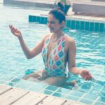 Rakul Preet Singh Enjoying In The Pool